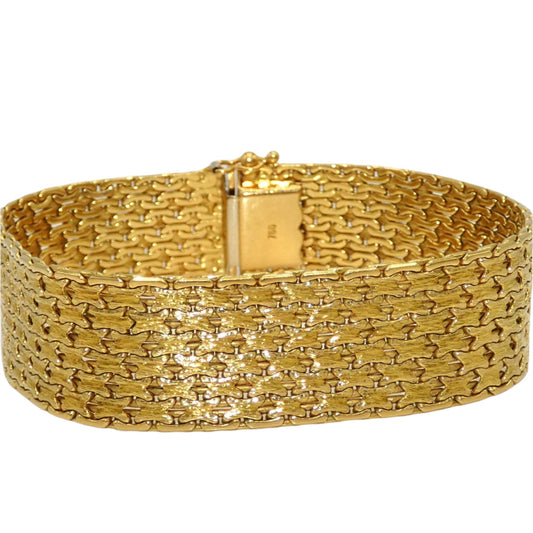 18K Gold Mesh Bracelet