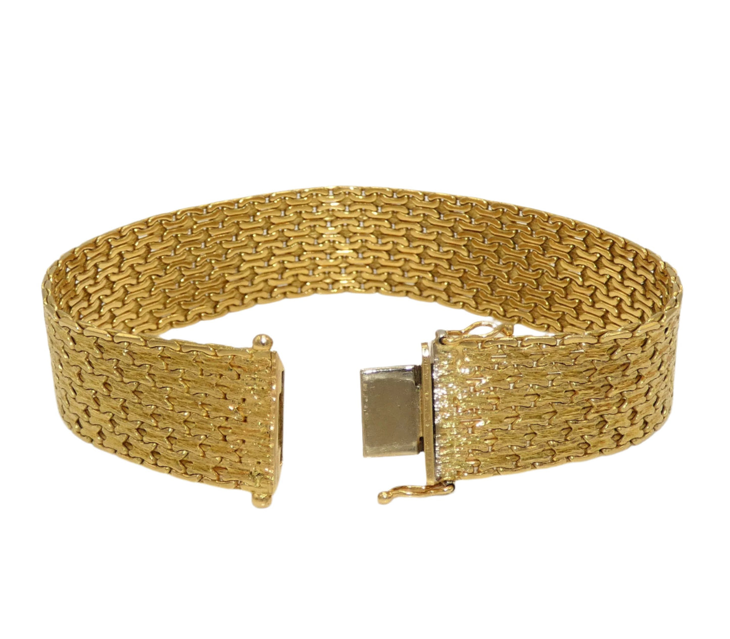 18K Gold Mesh Bracelet