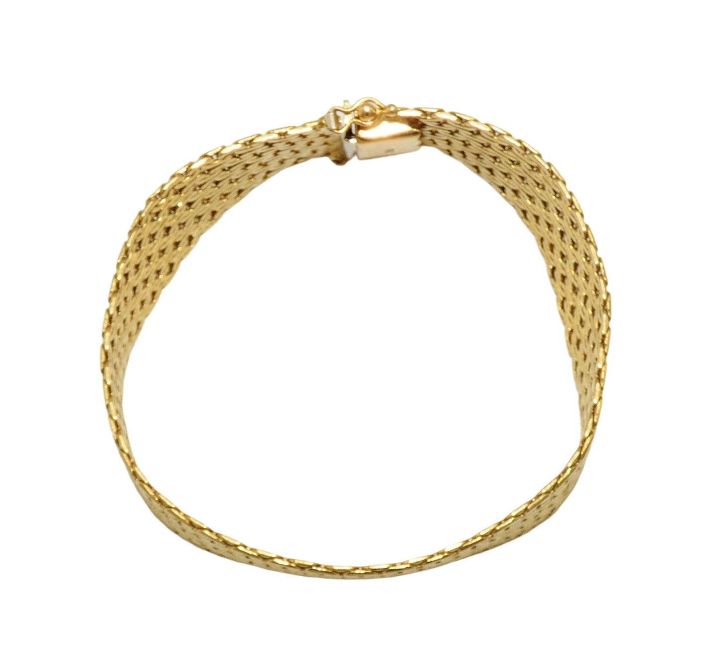 18K Gold Mesh Bracelet