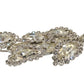 Weiss Leaf Clear Rhinestone Brooch