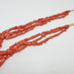 Three Strand Coral Necklace