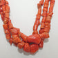 Three Strand Coral Necklace