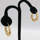 10K Gold Heart Hoop Earrings