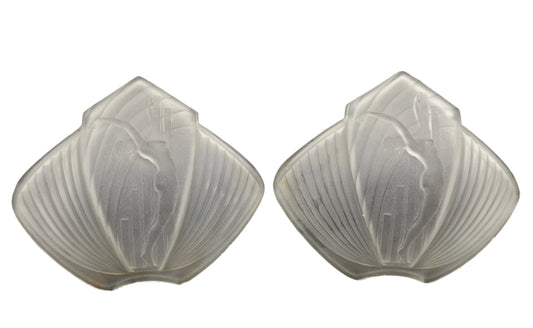 Art Decor Glass Nude Lady Wall Sconces