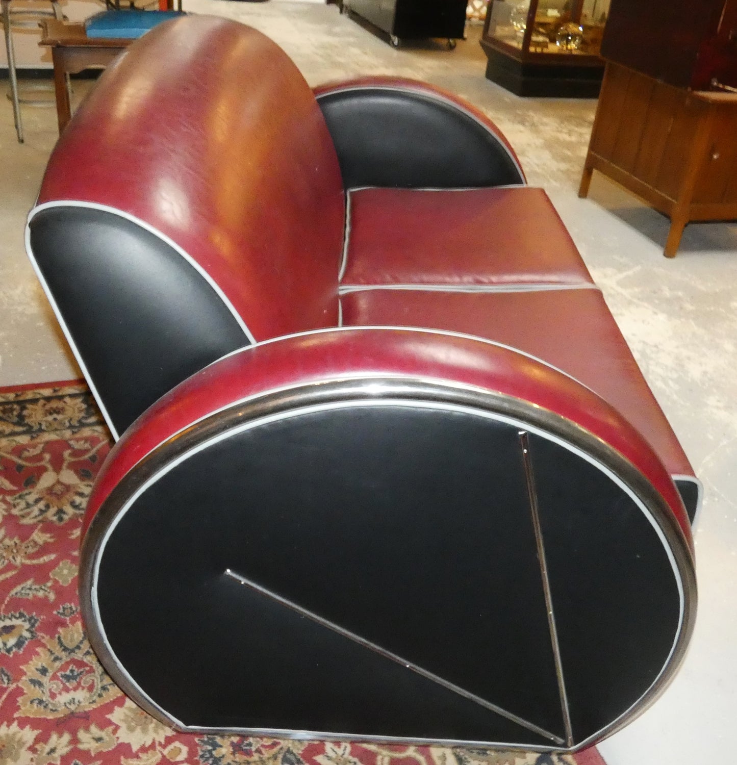 Art Deco Donald Deskey Leatherette Furniture Set