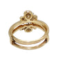 14K Gold Diamond Solitare with Ring Enhancer