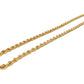 18K Gold Rope Necklace