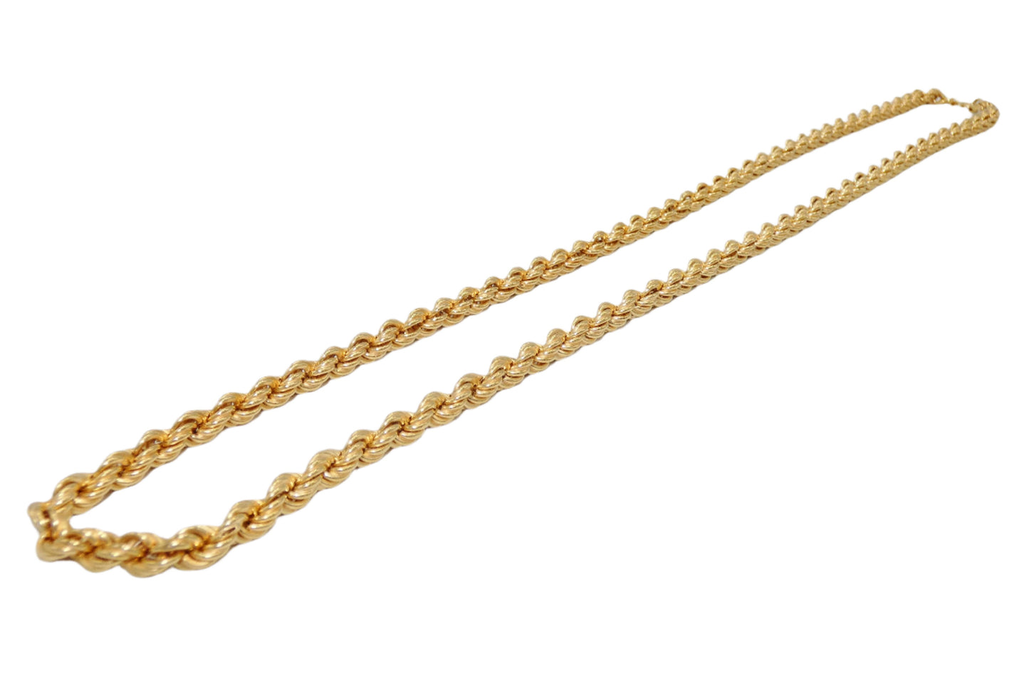 18K Gold Rope Necklace