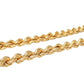 18K Gold Rope Necklace