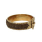 Mourning Belt Buckle 9K Gold Ring