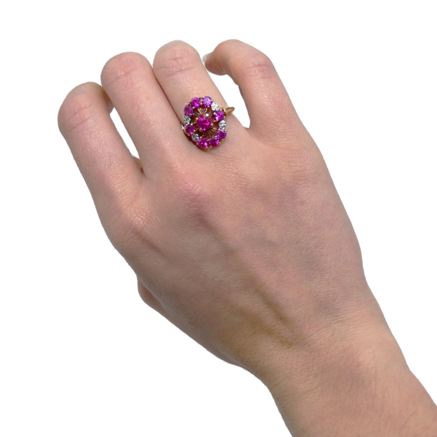 10K Ruby and Diamond Ring