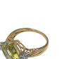 14K Gold Lemon Citrine Ring