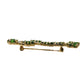 10K Gold Chrome Diopside Brooch/ Pin