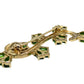 10K Gold Chrome Diopside Brooch/ Pin