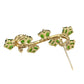 10K Gold Chrome Diopside Brooch/ Pin