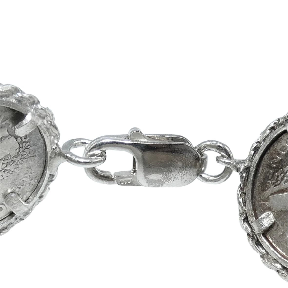 Mercury Dimes Coin Bracelet & Earrings Set Sterling Silver