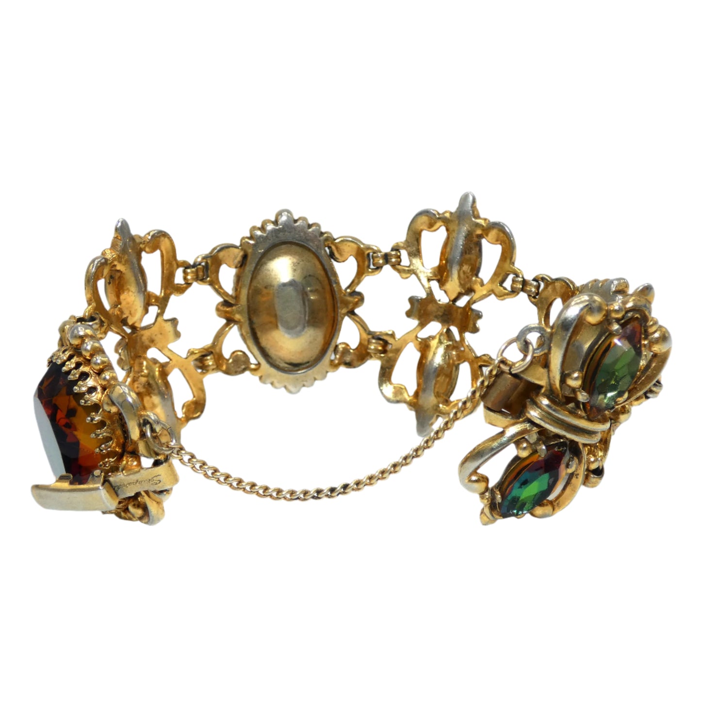 Schiaparelli Iridescent Watermelon Bracelet & Earrings