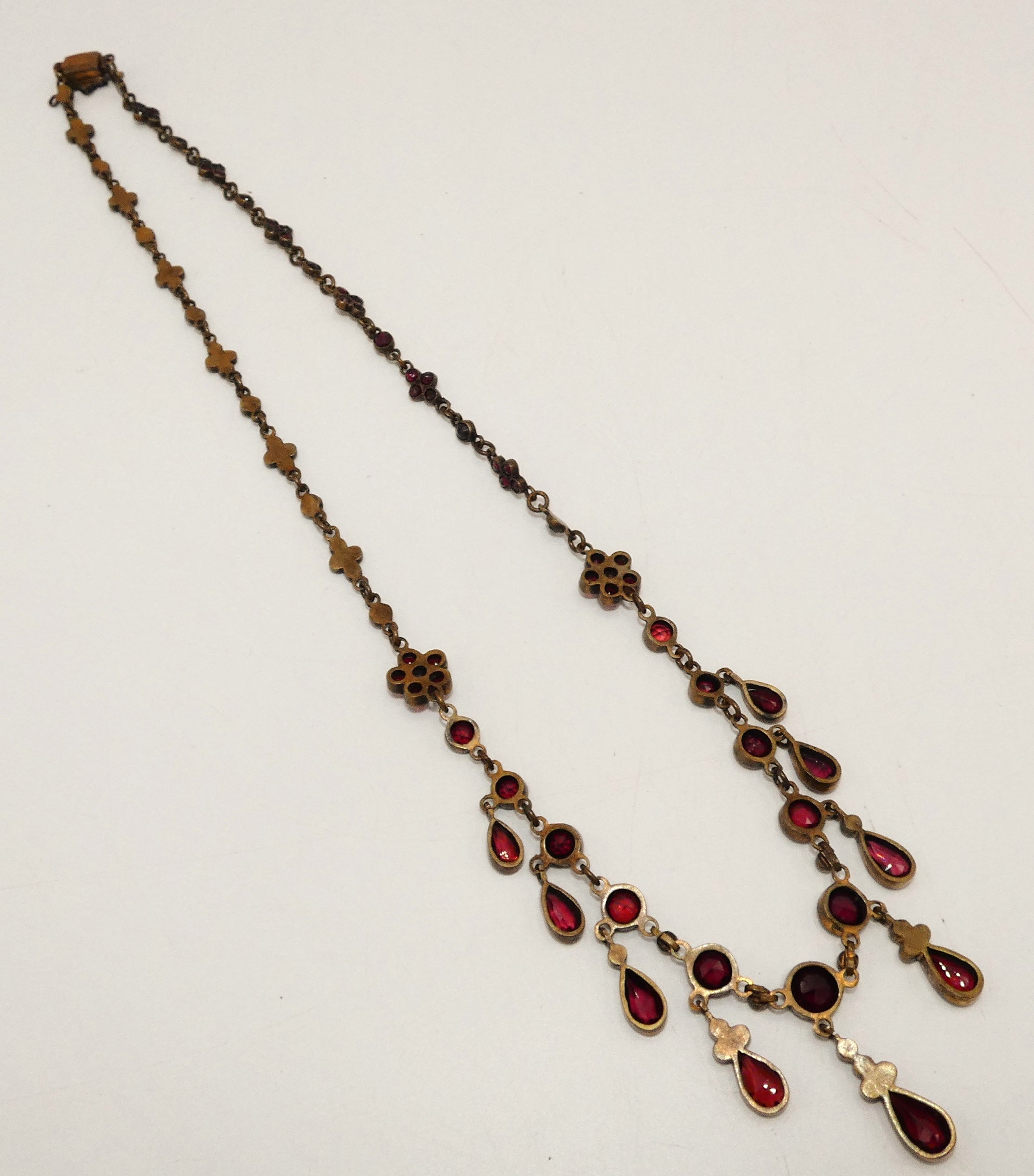 Garnet hot sale jewelry set